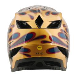 Каска full-face Troy Lee Designs D4 Carbon MIPS Overspray Gold/Black